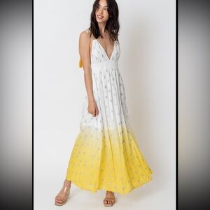 EN CREME DIP DYE LUREX MAXI DRESS ❤️IN STORES❤️